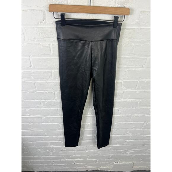 Abercrombie & Fitch Women's Faux Leather Legging Skinny High Waist Black Size XS - Picture 6 of 10